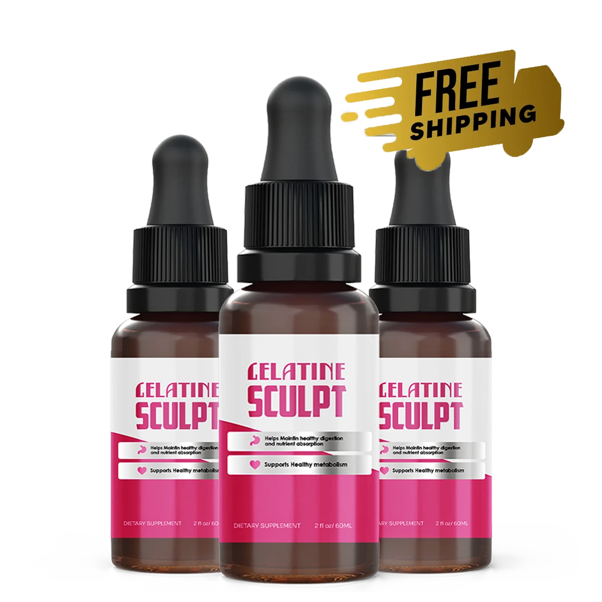 Gelatine Sculpt 3 bottles package